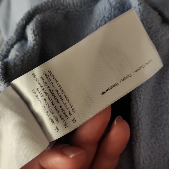 Lune Active  yuki cropped zip sweater size XS dusty blue - Picture 7 of 16